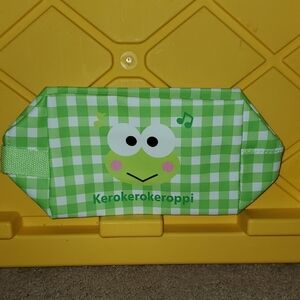 Green Checkered Kids Pouch